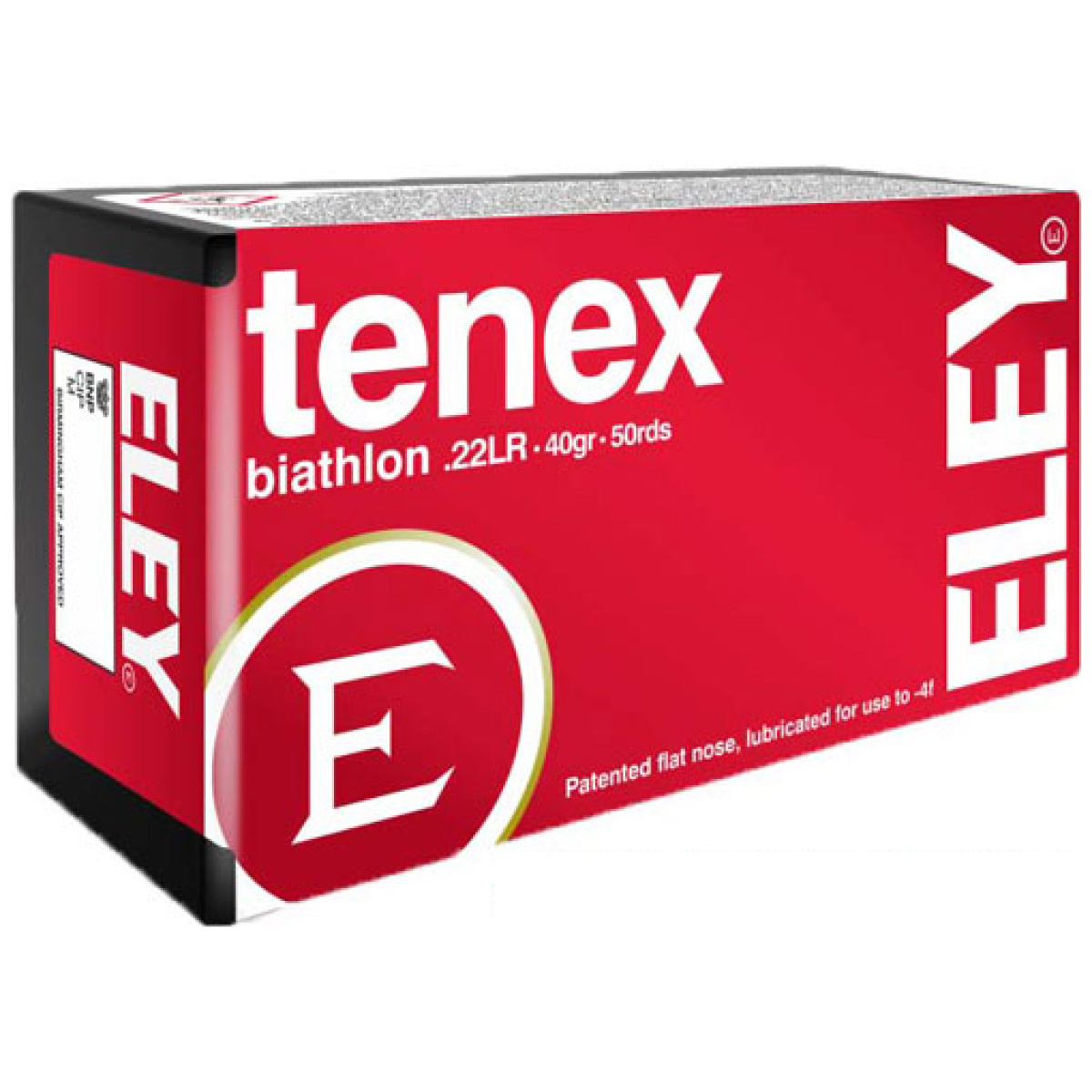 A01400_3. Jpg - eley tenex biathlon 22lr 40gr - flat nose 50rd 100bx/cs - a01400 3