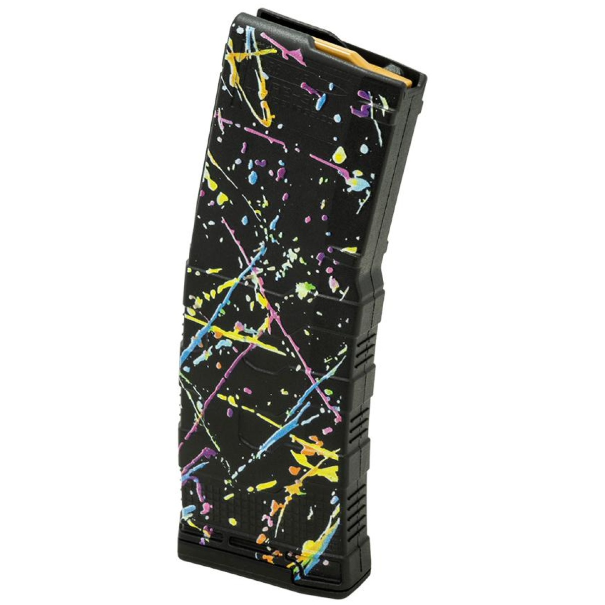 Ad556mod3neon30-1. Jpg - amend2 ar-15/m4/m16 mod 3 rifle magazine neon splatter 5. 56x45mm nato/. 223 rem 30/rd - ad556mod3neon30 1