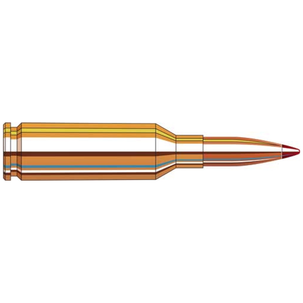 Ahdy81543_bullet_line-art-1. Jpg - hornady match varmint 22 arc - 88gr eld match 20rd 10bx/cs - ahdy81543 bullet line art 1