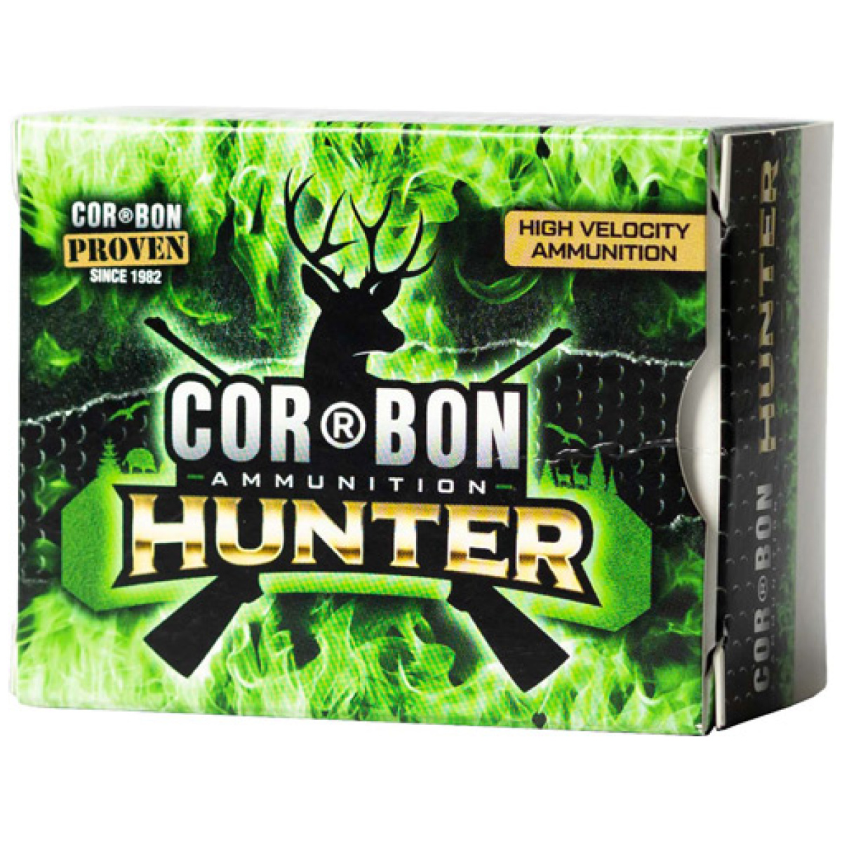 Aht45c335hc. Jpg - corbon 45 lc +p 335gr hard - cast hunt 20rd 25bx/cs - aht45c335hc