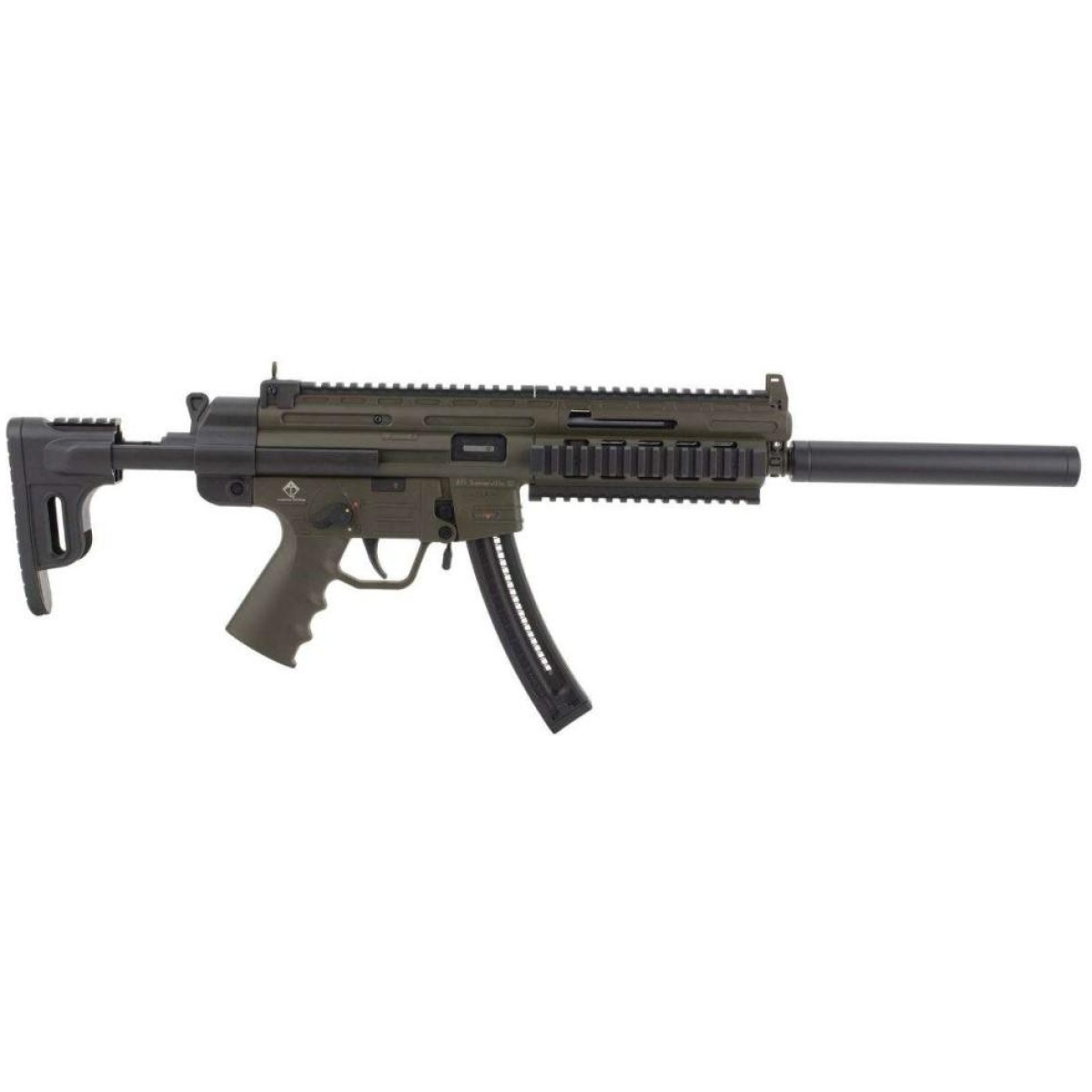 Akgerggsg1622g-1-2. Jpg - ati german sports guns gsg-16 carbine ria rifle. 22 lr 22/rd magazine 16. 25" barrel od green - akgerggsg1622g 1 2