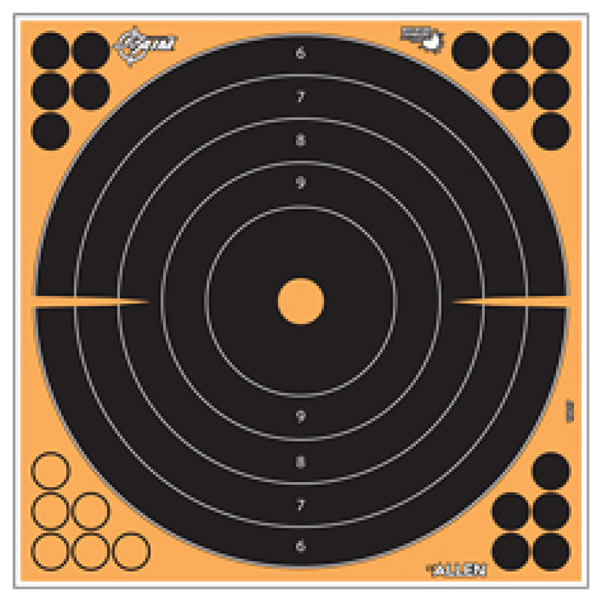 Aln15317_1. Jpg - allen ez aim 12" bullseye 5pk - aln15317 1