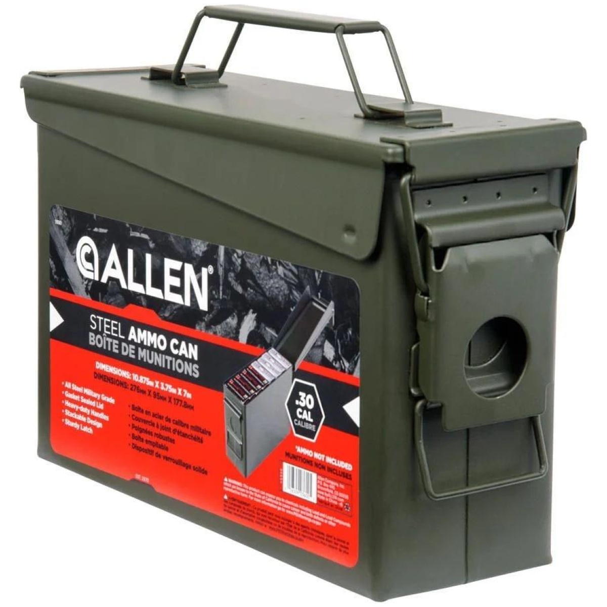 An5930-1. Jpg - allen steel ammo can. 30 cal od green - an5930 1