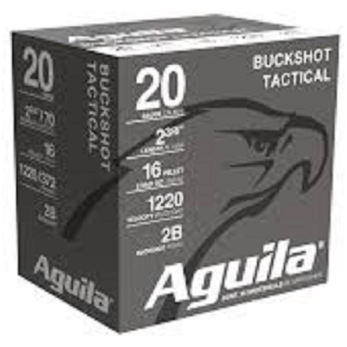 Au1c2002ba-128229. Jpg - aguila hunting shotshells 20 ga 2-3/4" 1oz 1220 fps #2 buck 25/ct - au1c2002ba 128229