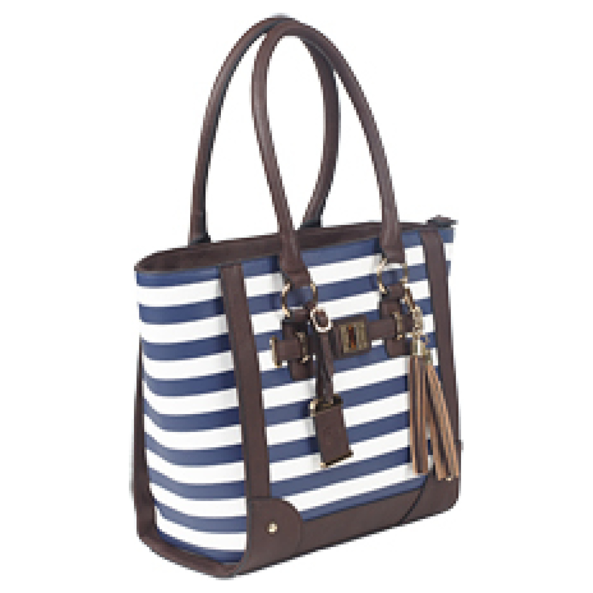 Bdp-050_1. Jpg - bulldog tote purse navy - bdp 050 1