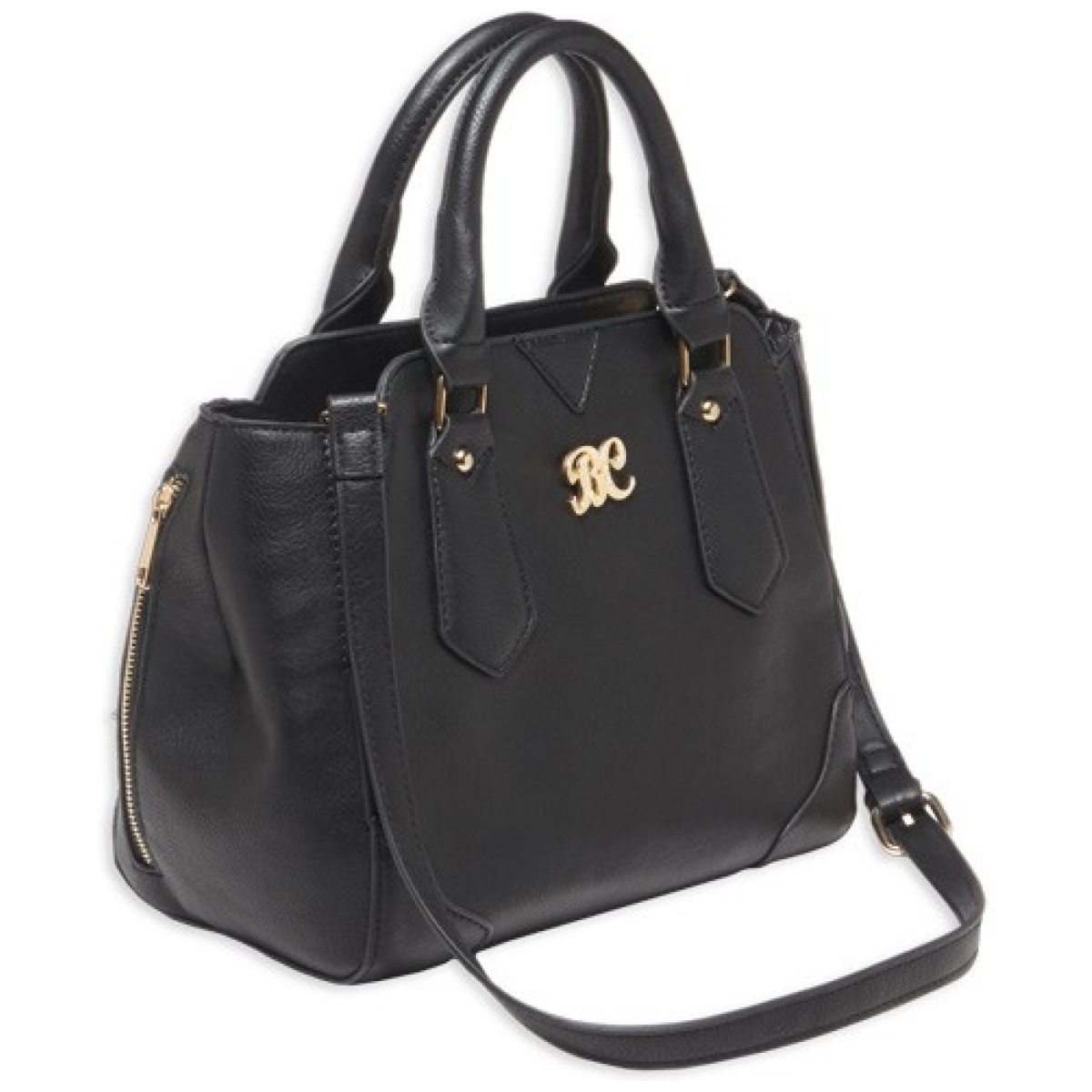 Bdp020. Jpg - bulldog concealed carry purse - satchel black w/black trim - bdp020