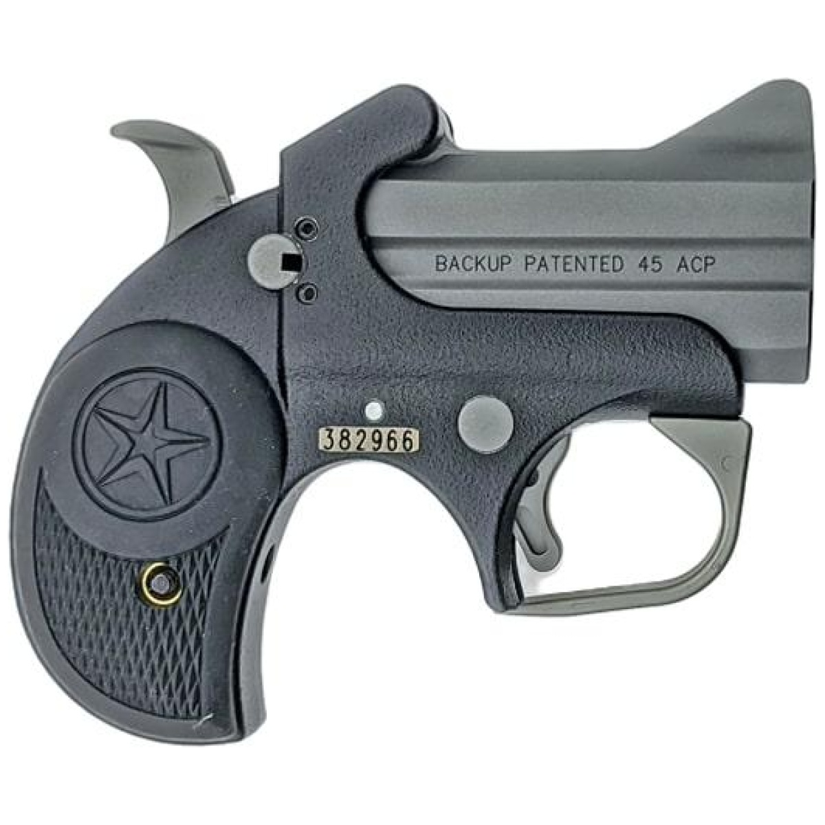 Bebabu9mm-1-1. Jpg - bond arms backup handgun 9mm luger 2rd capacity 2. 5" barrel silver with black grip - bebabu9mm 1 1