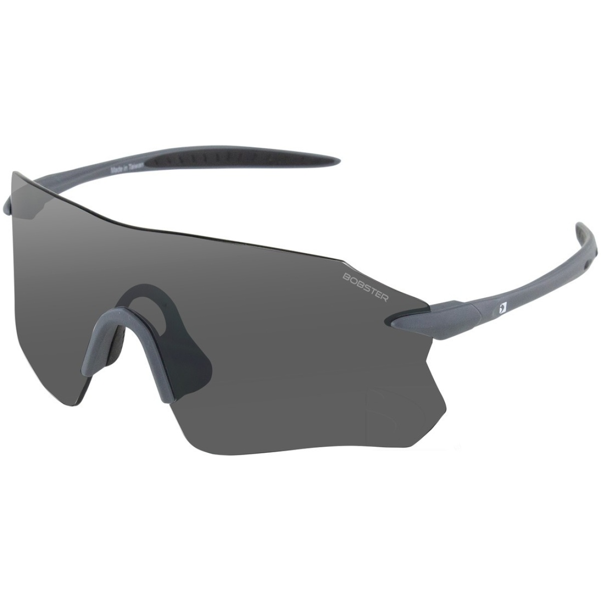 Bob-baer01. Jpg - aero sunglasses - matte gray frame w/ smoke silver mirror lens - bob baer01