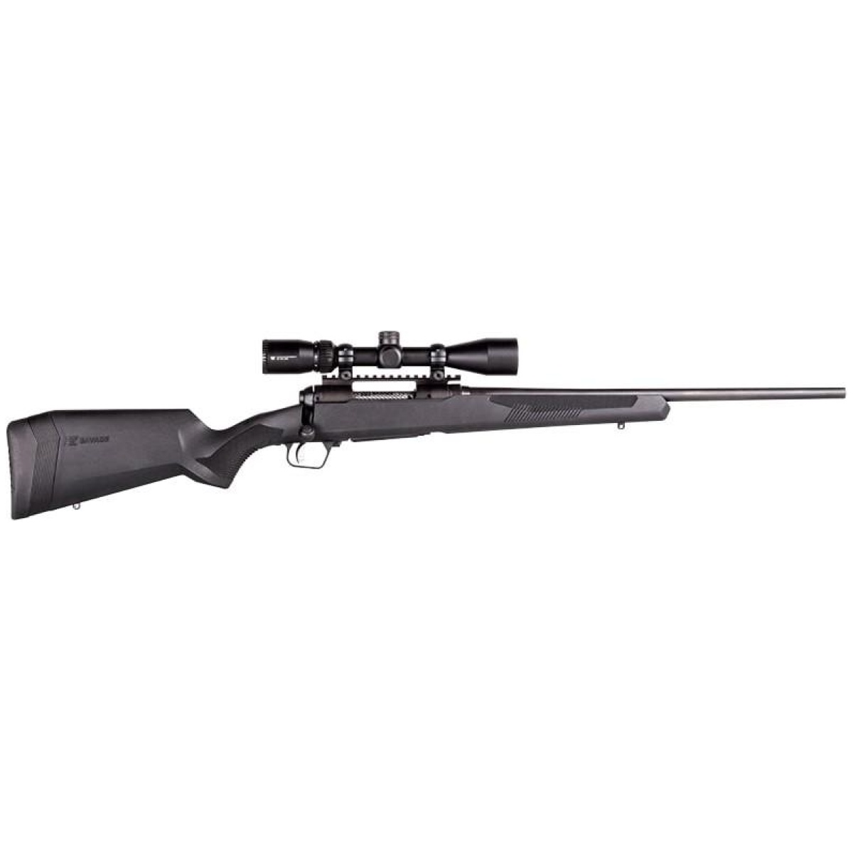 Bv57304-1. Jpg - savage arms 110 apex hunter xp rifle 6. 5 creedmoor 4rd magazine 24" barrel black with vortex 3-9x40 scope - bv57304 1