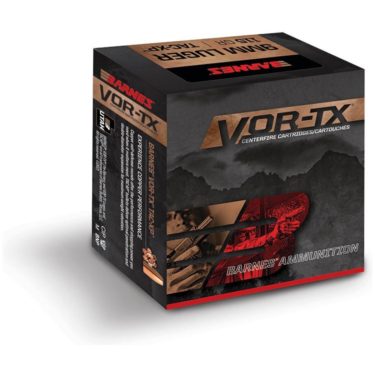 Barnes_vortx20handgun_1. Jpg - barnes vor-tx handgun ammunition 45 auto 185gr hp 20rd -