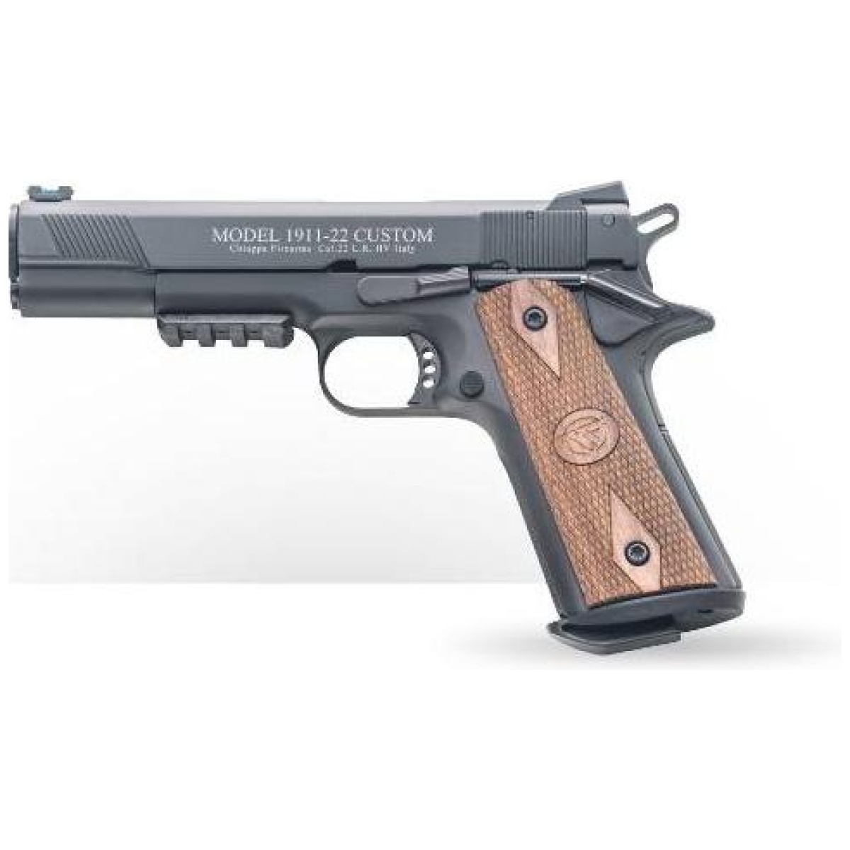 Ch401101-1. Jpg - chiappa 1911. 22 lr handgun. 22 lr 10rd magazines(2) 5" barrel wooden grips rail - ch401101 1