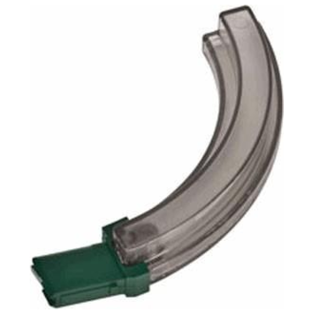 Cm40625. Jpg - champion ruger 10/22 steel lip metal head magazine single stack clear polymer 25/rd - cm40625