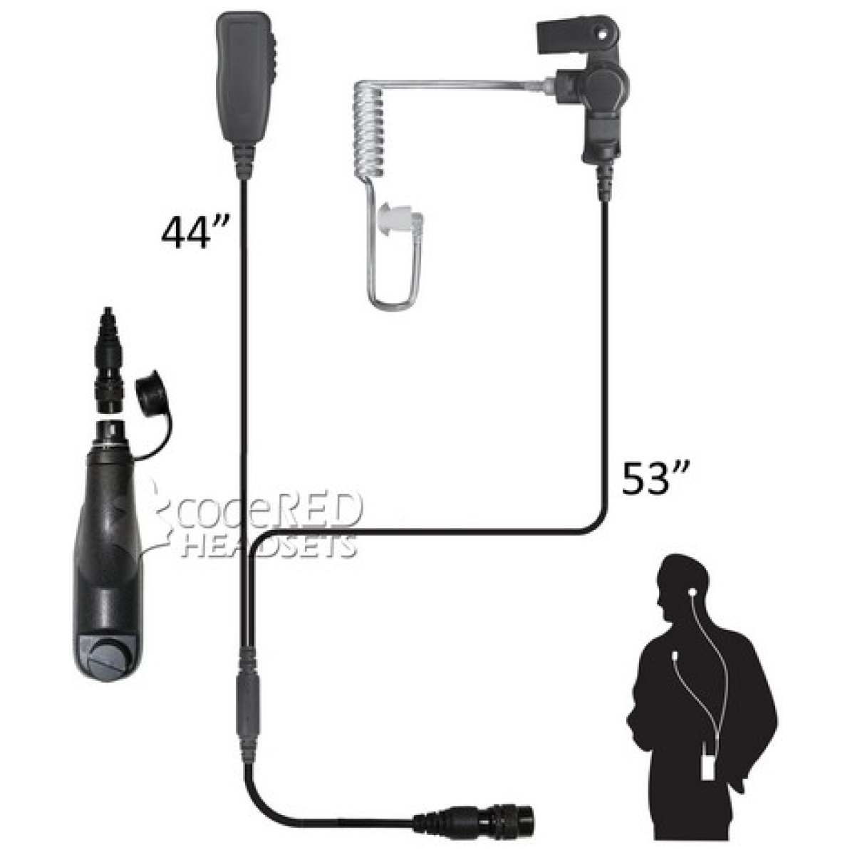 Crd02335. Jpg - investigator two-wire microphone - crd02335