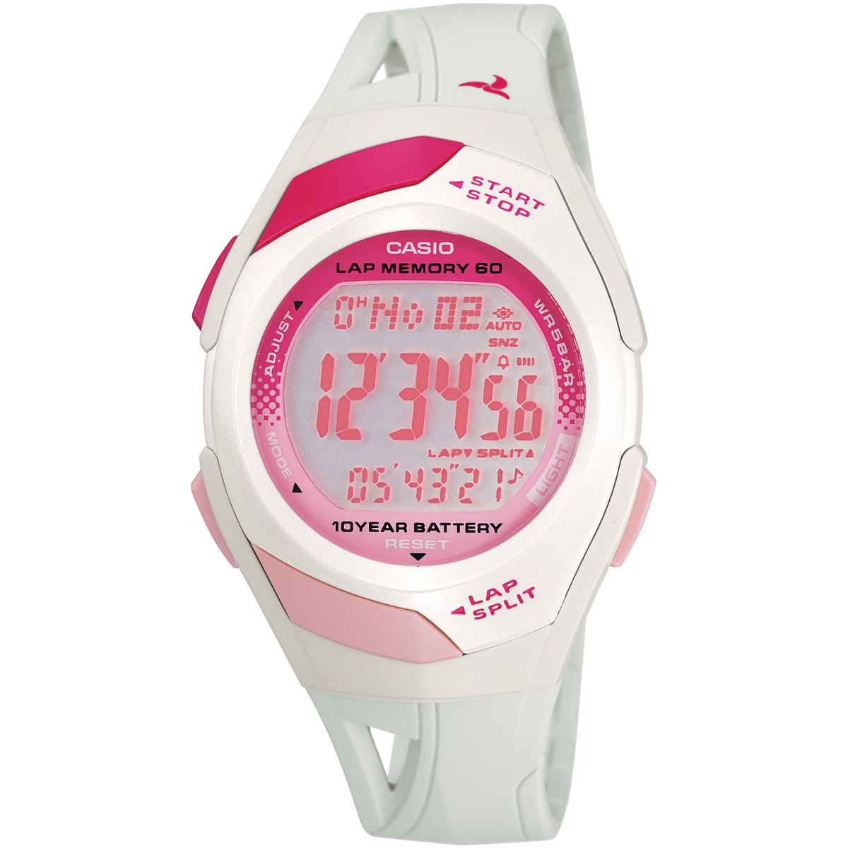 Cso-str300-7. Png - women's mid-size running watch w/ 60-lap memory - cso str300 7