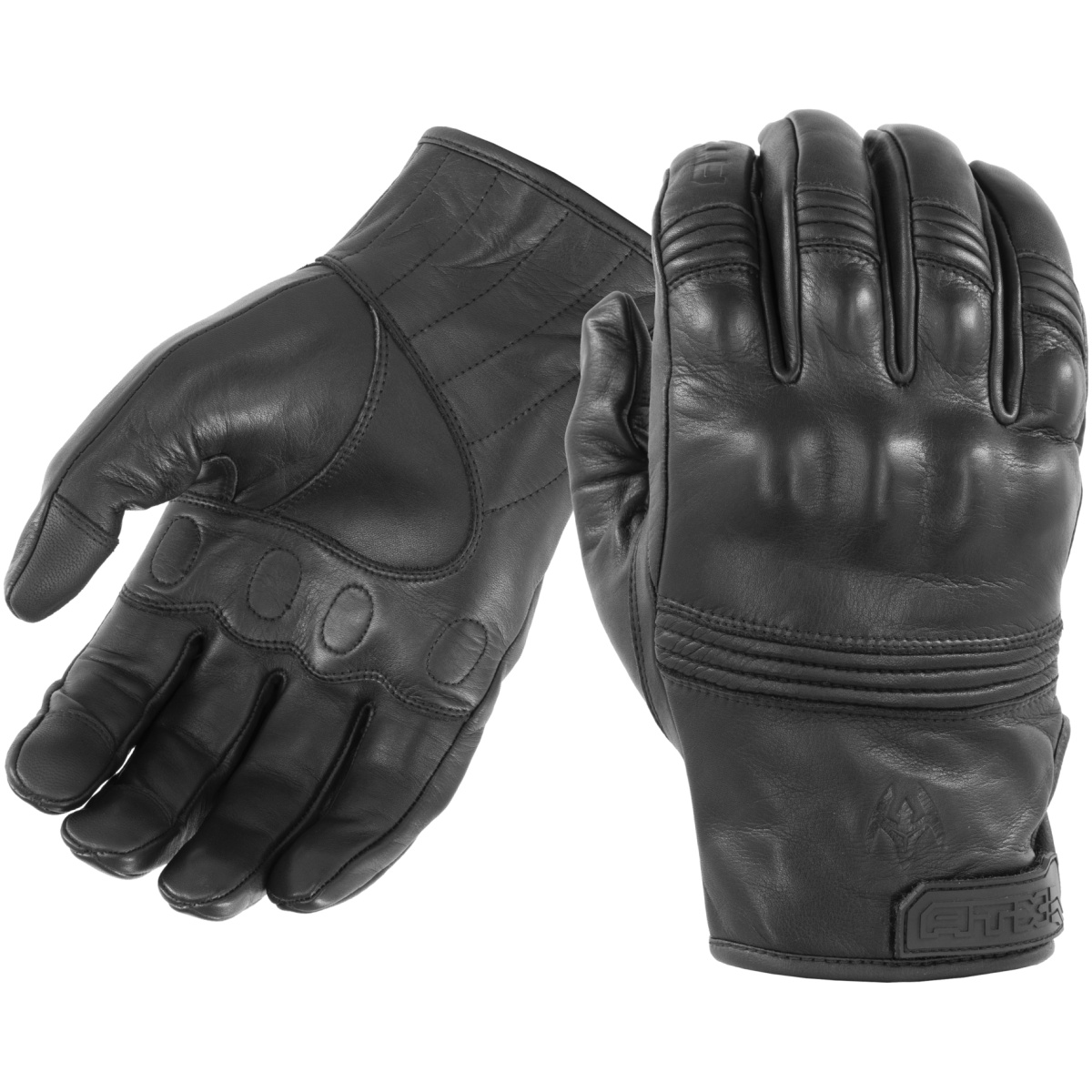 Dm-atx96md. Png - all-leather gloves with knuckle armor - dm atx96md