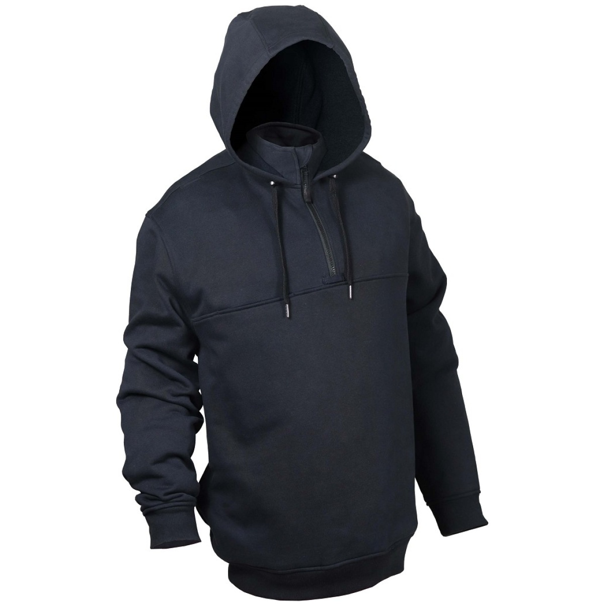 Elb-3734-l. Jpg - shield hooded job shirt-midnight navy - elb 3734 l