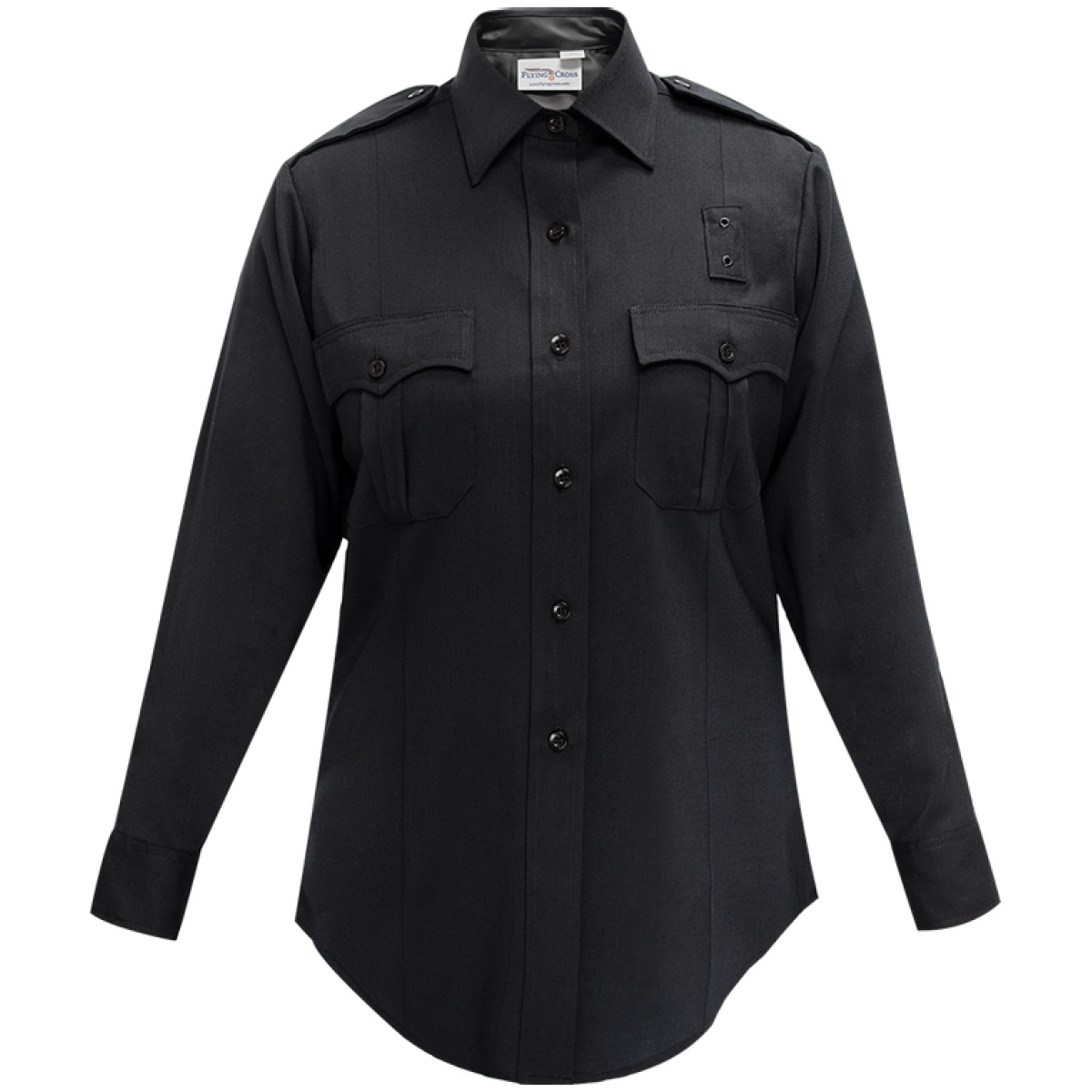 Flc-107w848632reg. Png - justice women's long sleeve shirt - lapd navy - flc 107w848632reg