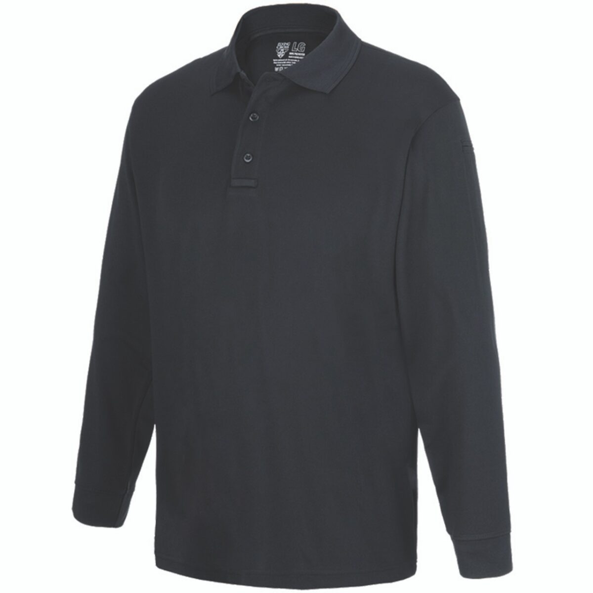 Flc-322186mediumn-a. Jpg - long sleeve impact polo - flc 322186mediumn a