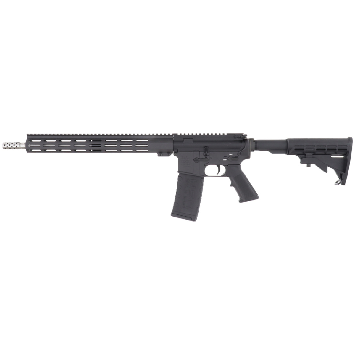 G223blkss_left-1. Jpg - glfa ar15 rifle 223 wylde - 16" s/s bbl black - g223blkss left 1