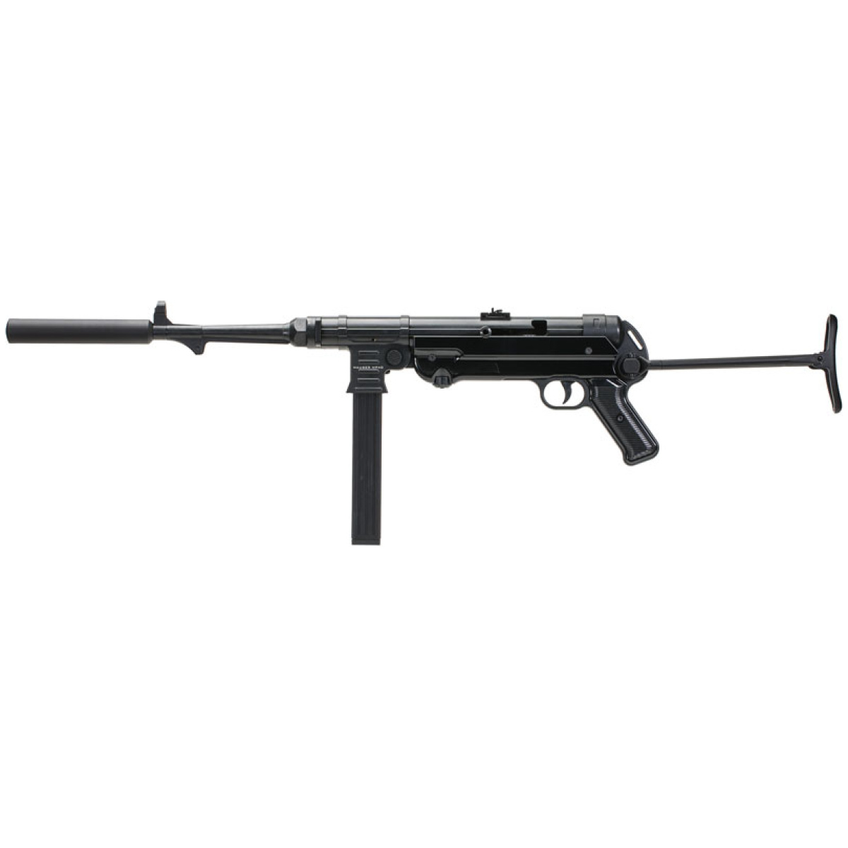 G4400009_left. Jpg - bl mauser mp-40 22lr 16. 3" - 23-sh folding stk black - g4400009 left