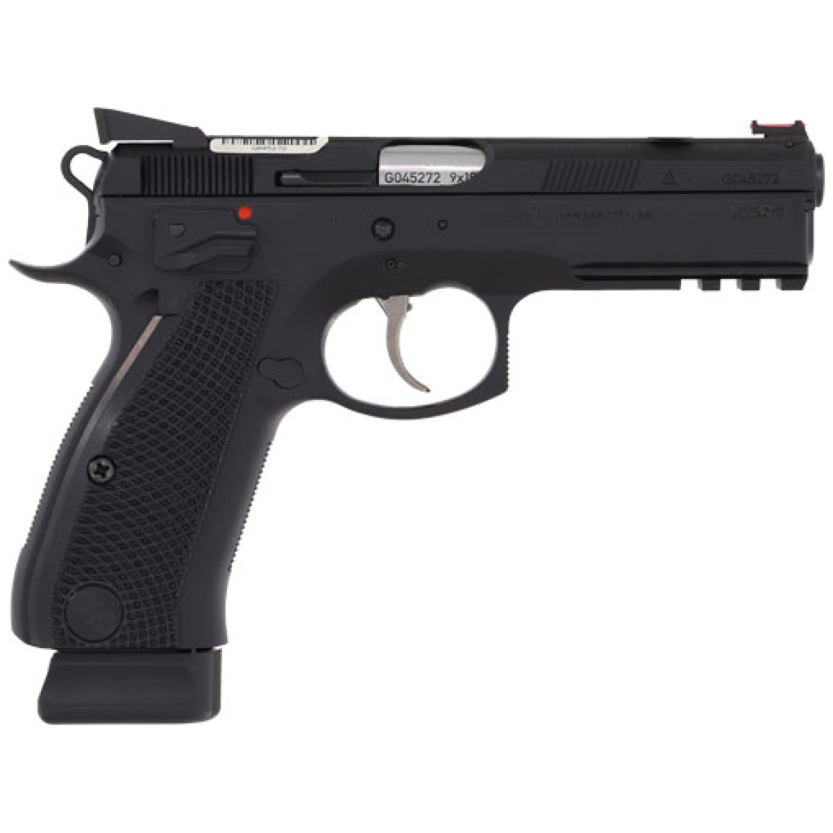 G91031. Jpg - cz custom sp-01 shadow 9mm fs - 19-shot black polycote finish - g91031