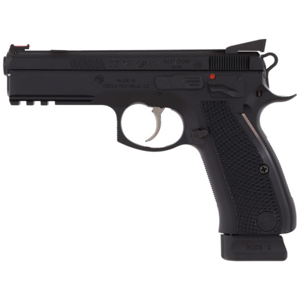 G91031_left. Jpg - cz custom sp-01 shadow 9mm fs - 19-shot black polycote finish - g91031 left