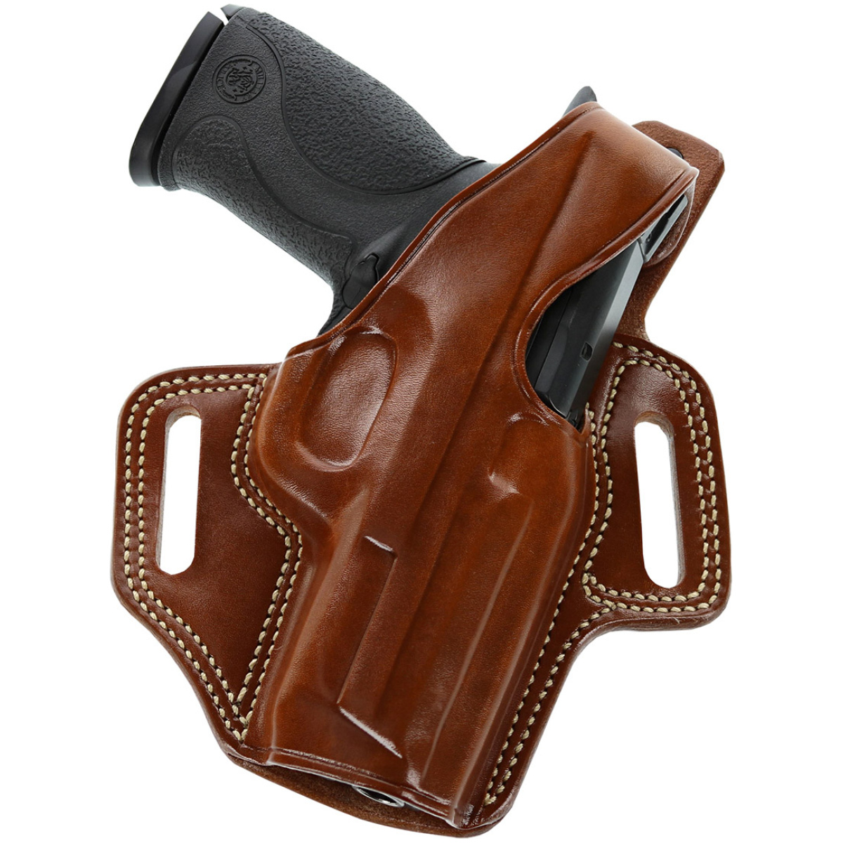 Fl472 sw mp 40 front_print - fletch high ride belt holster - gal fl800rb