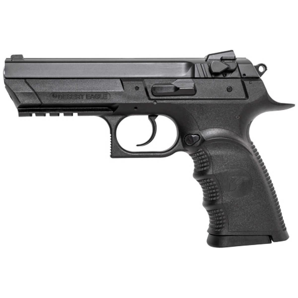 Gbe99003rl_2. Jpg - desert eagle baby iii 9mm - 10-shot black polymer w/rail - gbe99003rl 2