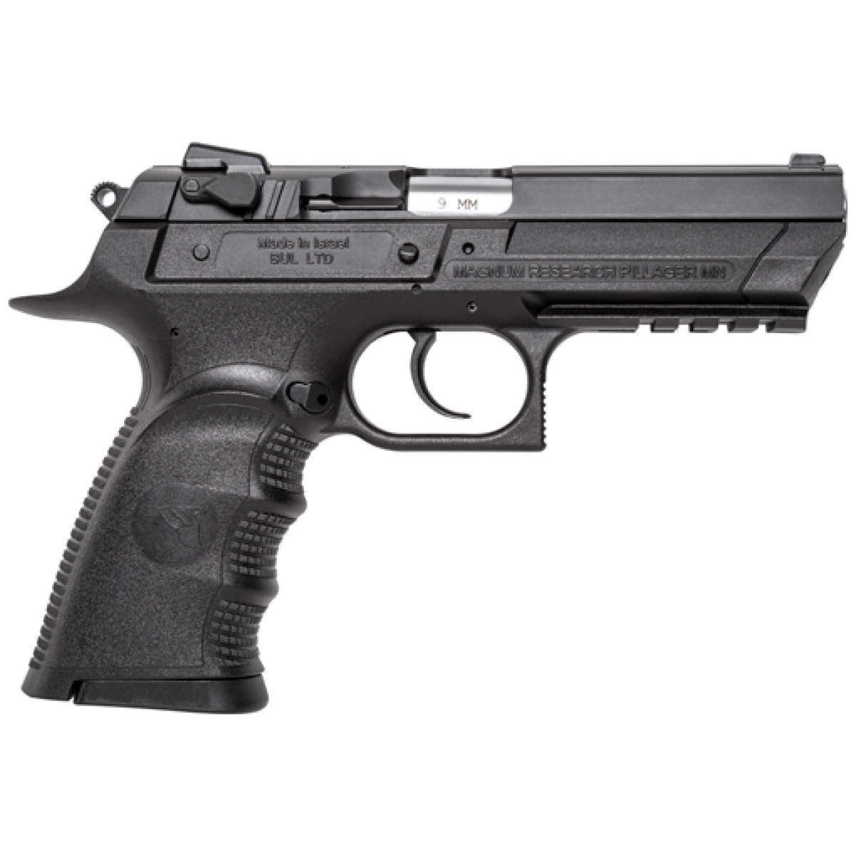 Gbe99003rl_right. Jpg - desert eagle baby iii 9mm - 10-shot black polymer w/rail - gbe99003rl right