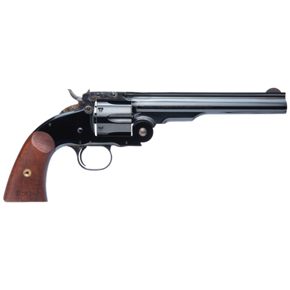 Gca857_1-1. Jpg - cimarron no. 3 schofield 38spl - 7" fs blued walnut - gca857 1 1