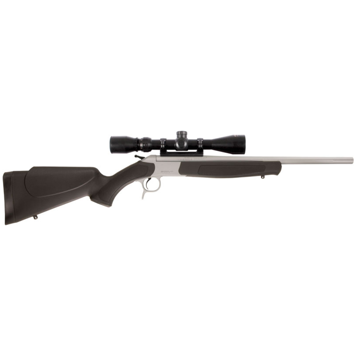 Gcr4816ssc. Jpg - cva scout td compact 243 win - 20" 3-9x40 ss/black syn - gcr4816ssc