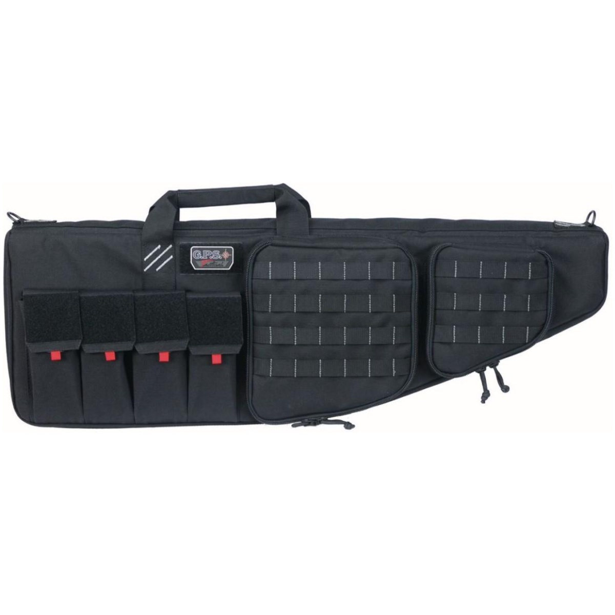 Gogpst32arb. Jpg - g-outdoors tactical ar case with external handgun case 32" black - gogpst32arb