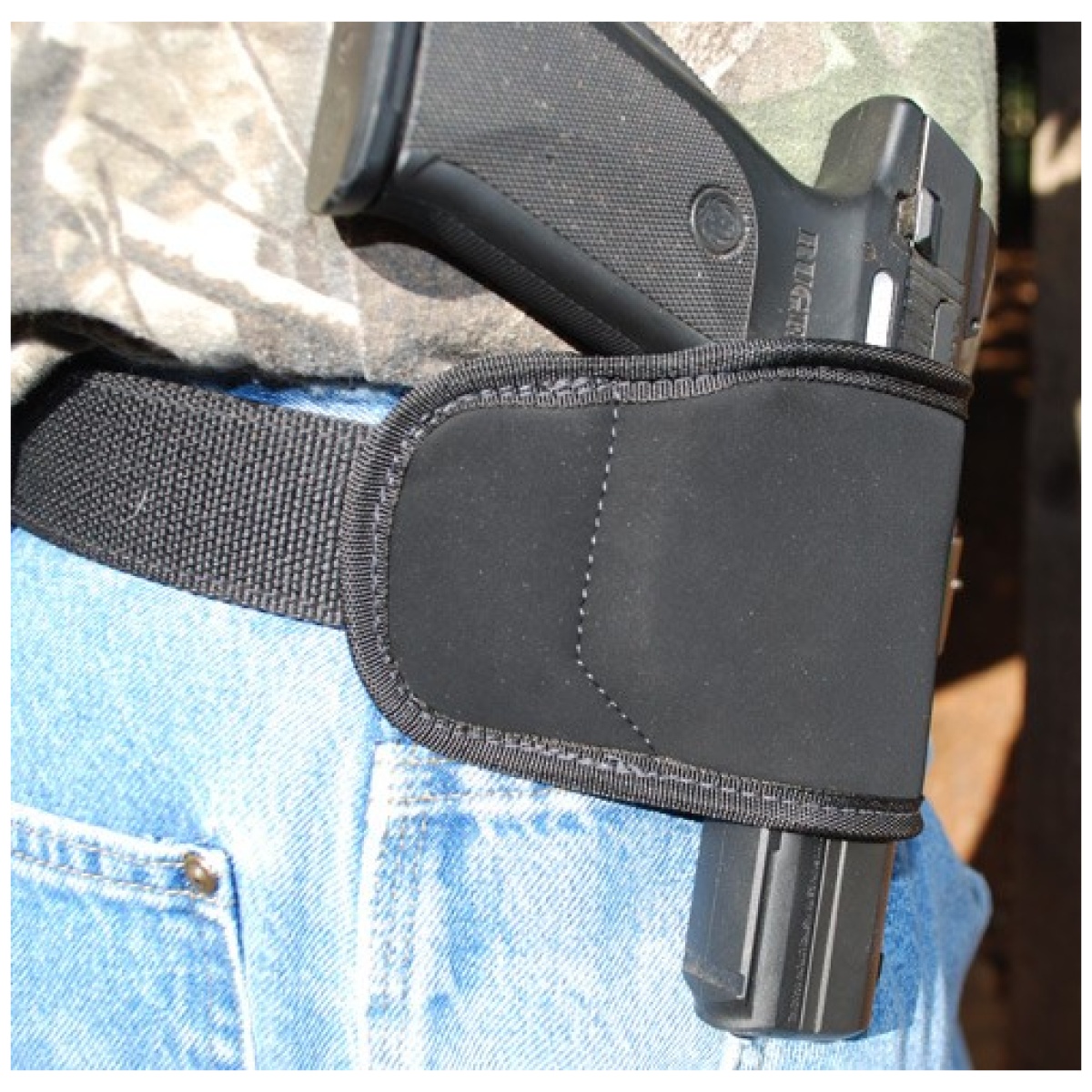 Gthl15099blkr_1. Jpg - grovtec multi-fit holster rh - mrd/lg autos black belt slide - gthl15099blkr 1