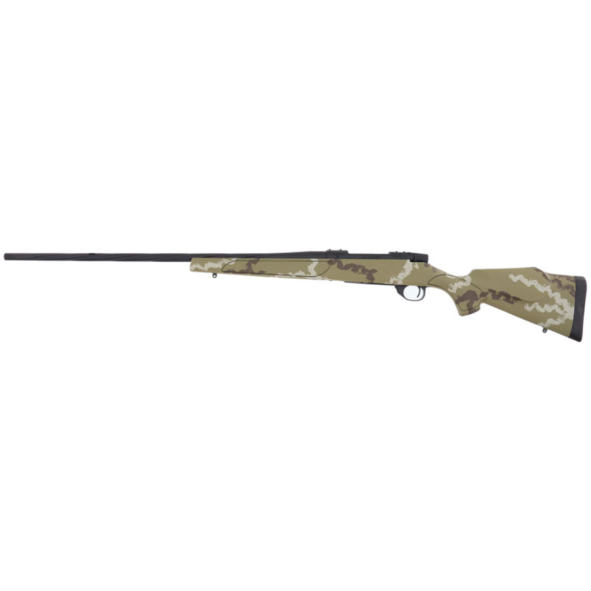 Gvhh270nr6b_left. Jpg - weatherby vanguard outfitter - 270 win 26" w/mb blk cera/brn - gvhh270nr6b left