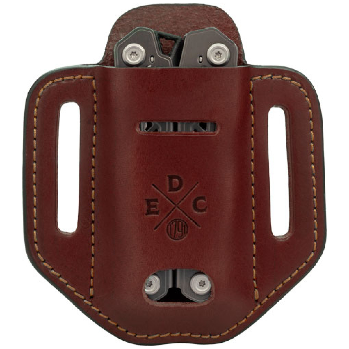 Hdesslchna. Jpg - 1791 edc heavy duty easy slide - solo multitool holster chestnt - hdesslchna