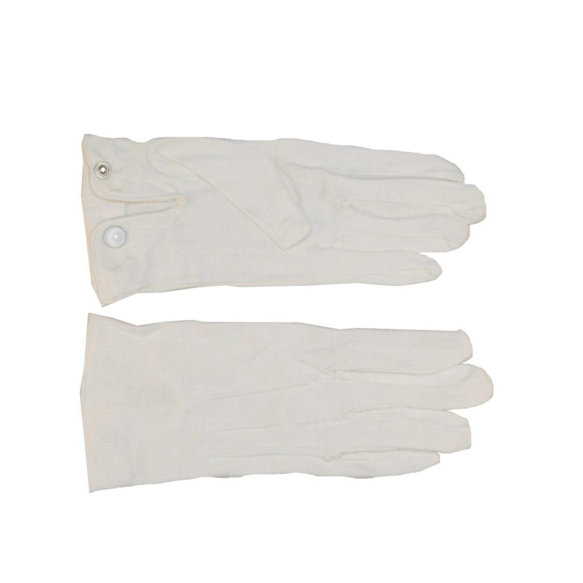 Hero-8770w-m. Jpg - parade snap gloves - raised pointing - white - hero 8770w m