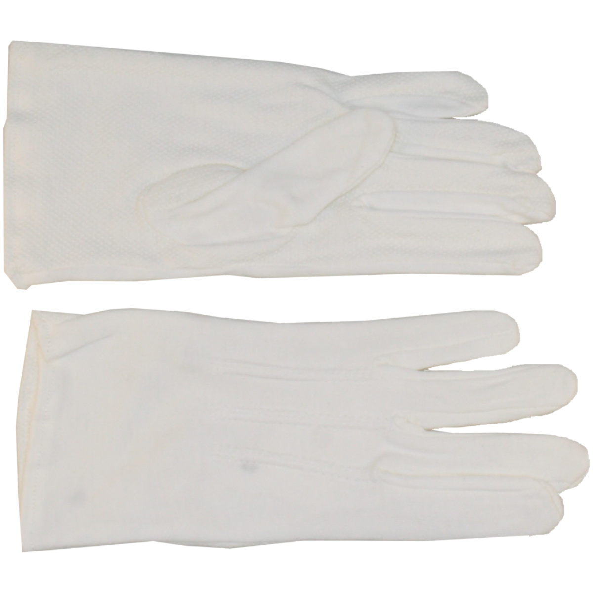 Hero-8778w-s. Png - parade slip-on gloves - grip dots w/ raised pointing - white - hero 8778w s