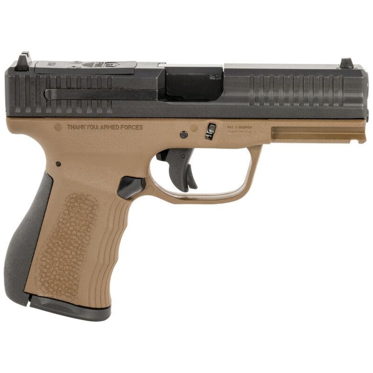 Jjfmkg49bb. Jpg - fmk mach 9 handgun 9mm luger 10rd magazine(1) 4" barrel optic ready burnt bronze frame - jjfmkg49bb