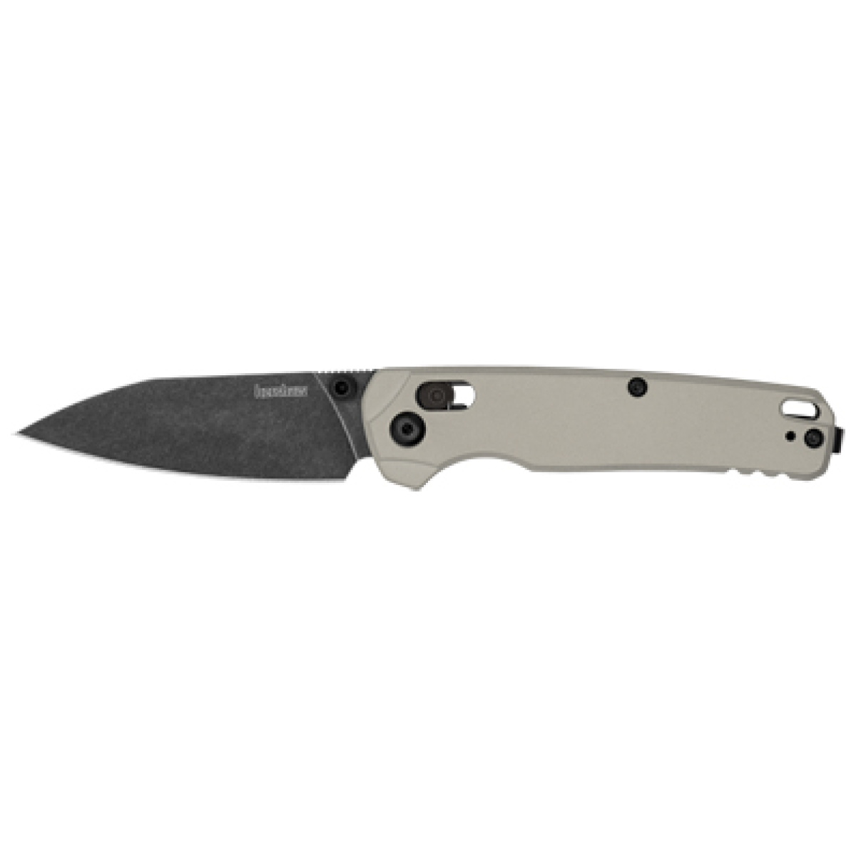 Ker6105blk_1. Jpg - kershaw bel air alum 3. 1" pln blk - ker6105blk 1