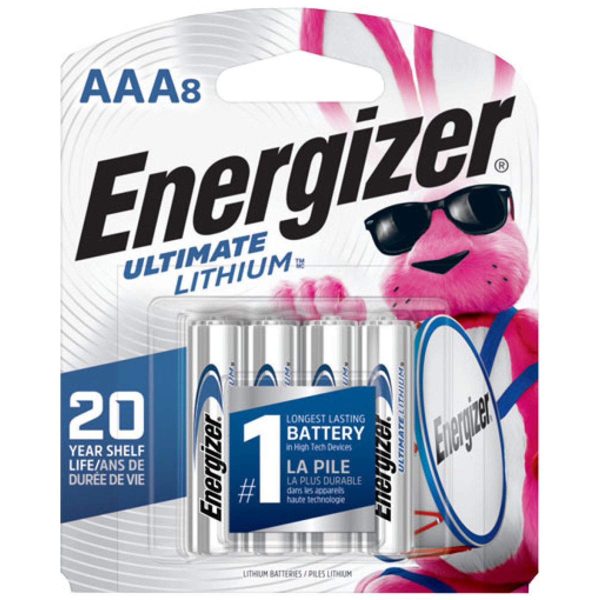 L92sbp8-1. Jpg - energizer ultimate lithium - batteries aaa 8-pack - l92sbp8 1