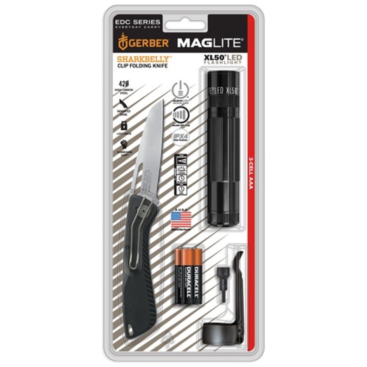 Mag-xl50-s3tnk. Jpg - xl50 3 aaa-cell flashlight/knife combo - mag xl50 s3tnk