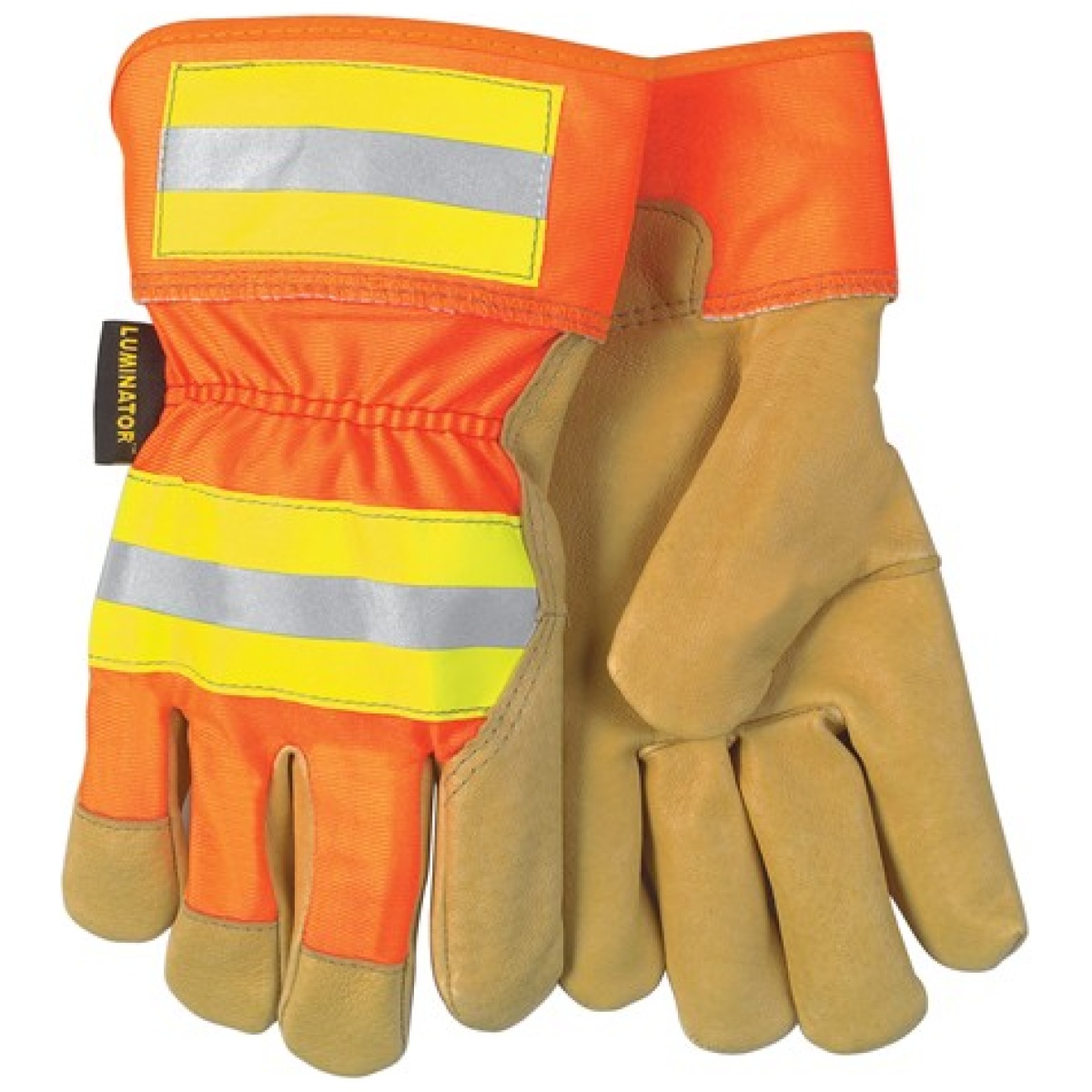 Mcr-19251l-1. Jpg - reflective pig leather palm, orange - mcr 19251l 1