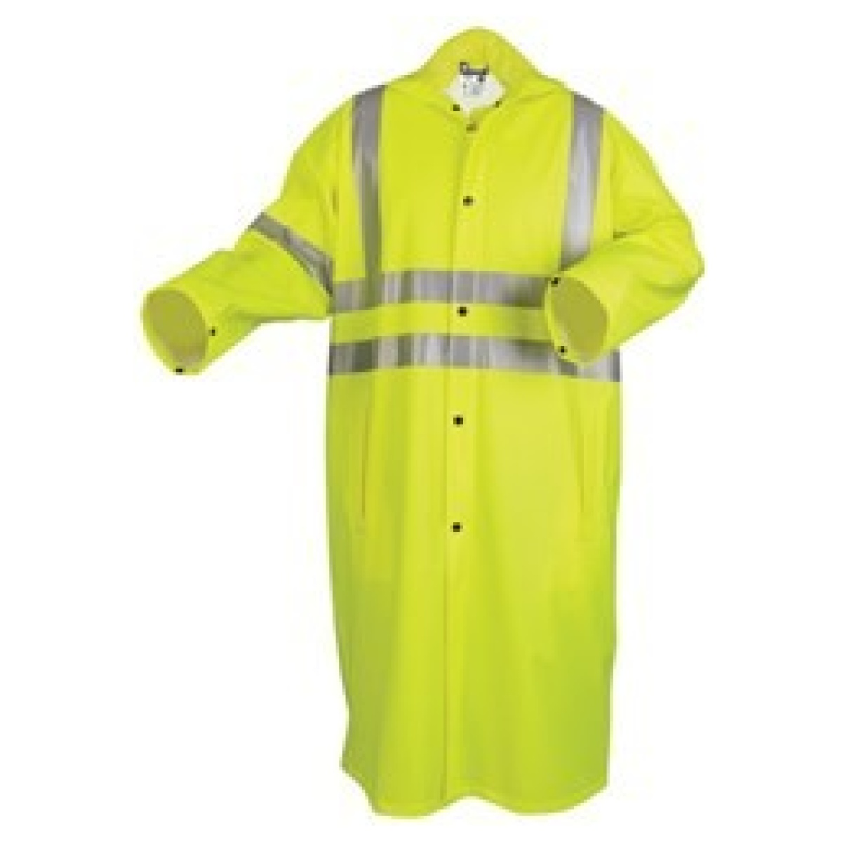 Mcr-518cxl. Jpg - ansi 107 class 3 hi vis lime waterproof - mcr 518cxl