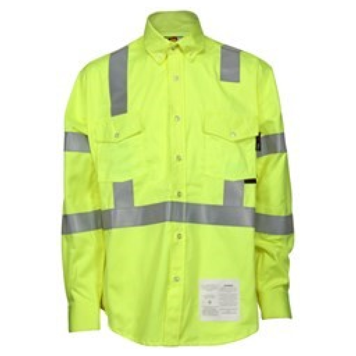 Mcr-s1cl3lxl. Jpg - fr hi-vis class 3 long sleeve work shirt - mcr s1cl3lxl