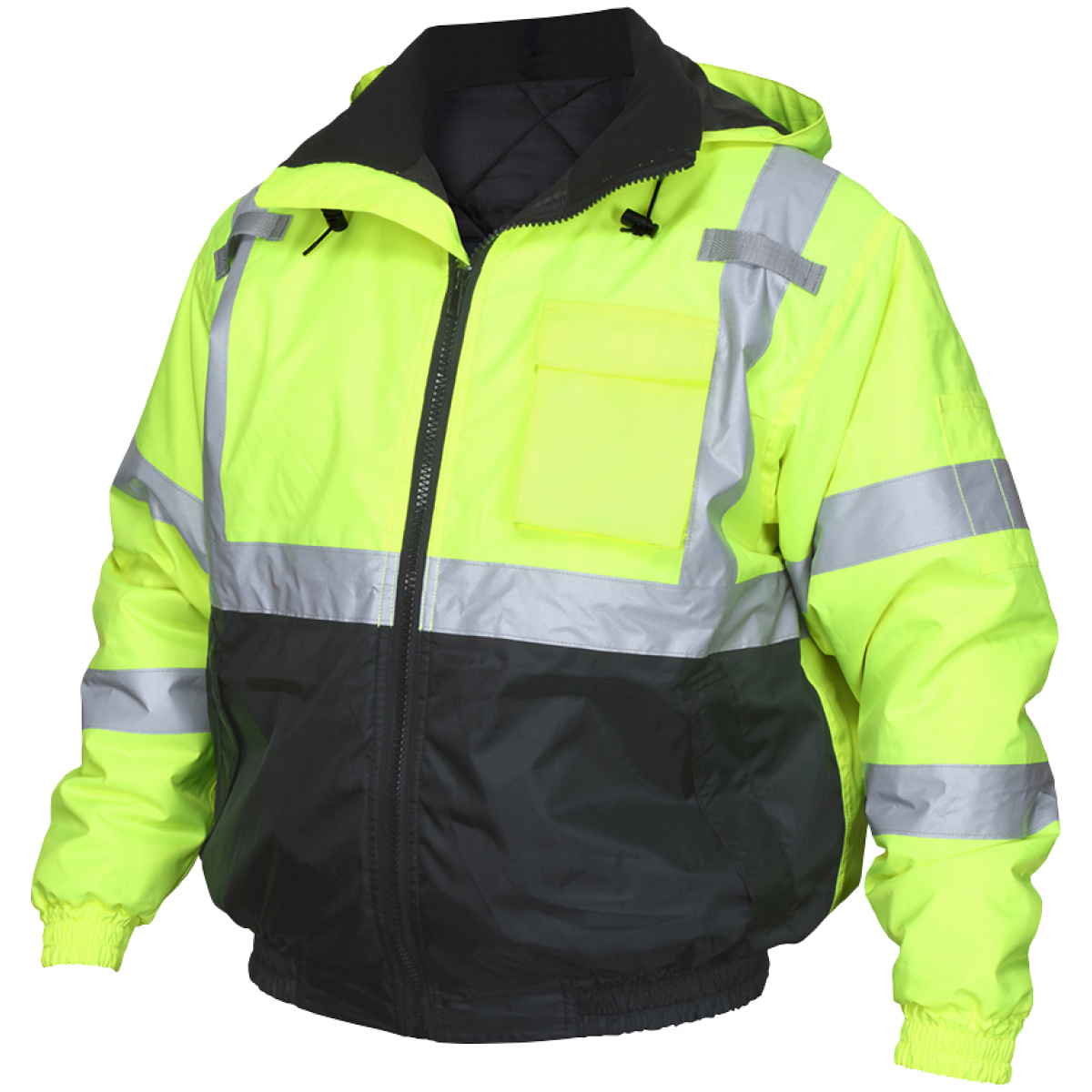 Mcr-vbbqcl3lxl. Png - insulated hi-visibility jacket class 3 - mcr vbbqcl3lxl