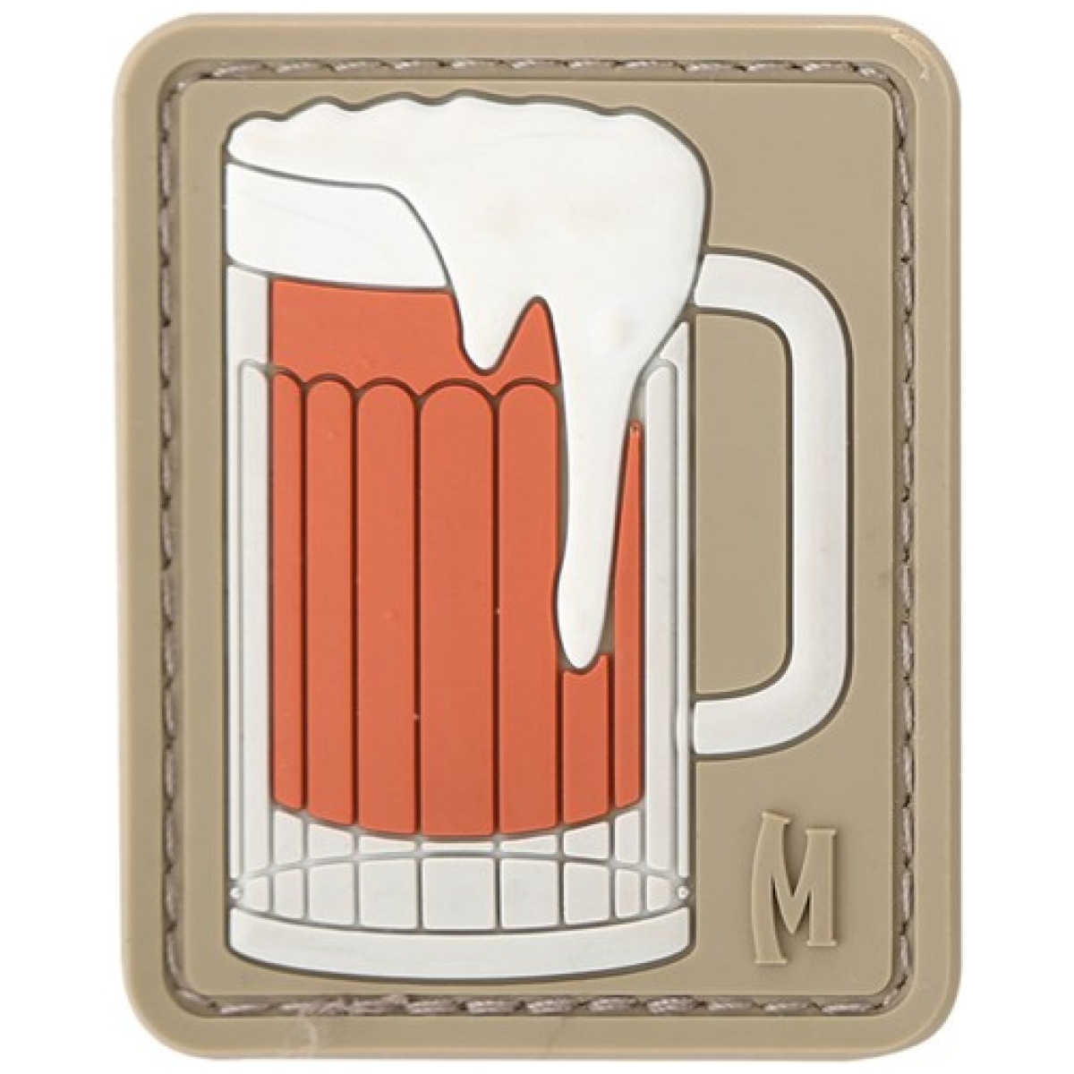 Mxp-pvcpatch-beera. Jpg - beer mug morale patch - mxp pvcpatch beera