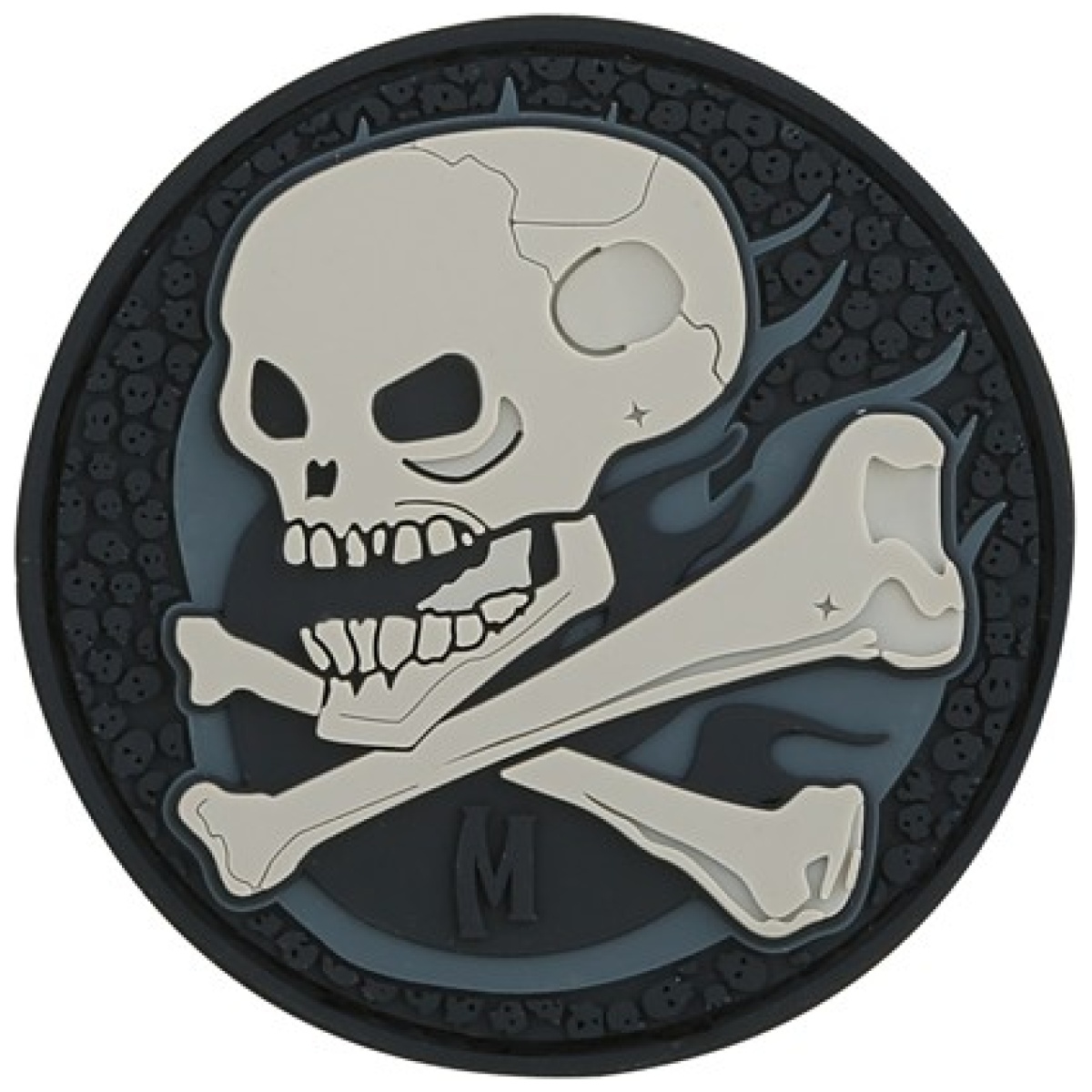 Mxp-pvcpatch-skuls. Jpg - skull morale patch - mxp pvcpatch skuls