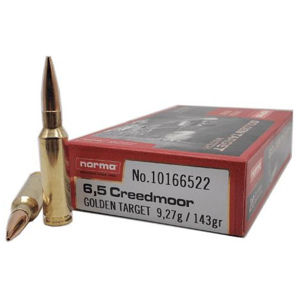 Nh10166312. Jpg - norma golden target rifle ammunition 6. 5 creeedmoor 130gr bthp 2851 fps 20/ct - nh10166312