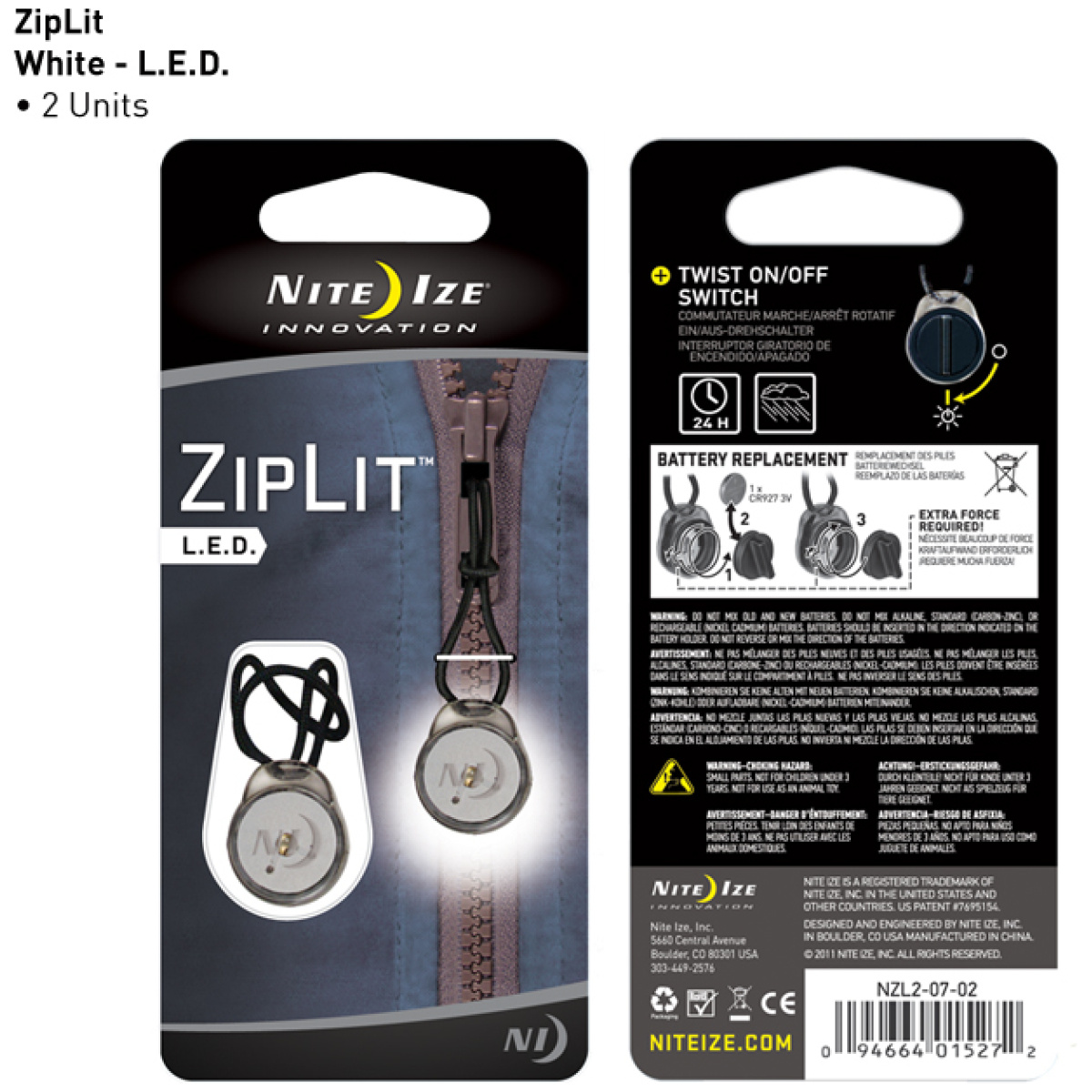 Ninzl2-07-02. Jpg - ziplit led zipper pull - 2 pack - white - ninzl2 07 02