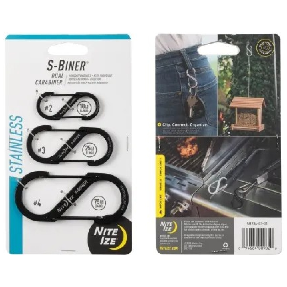 Nisb234-03-01. Jpg - s-biner stainless steel dual carabiner - 3 pack - nisb234 03 01